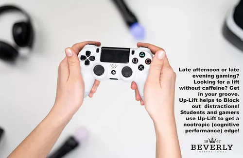 Miniatura 7 de Beverly International Up-Lift libre de estimulantes 11.64 oz. Mezcla de bebida energética para entrenamiento con óxido nítrico y catalizadores