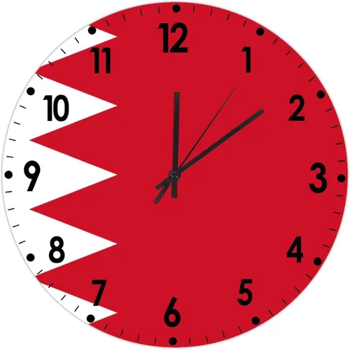 Miniatura 100 de Cheyan Reloj de pared con bandera de Canadá de 12 pulgadas, silencioso, sin tictac, de PVC, funciona con pilas, reloj redondo decorativo, regalo
