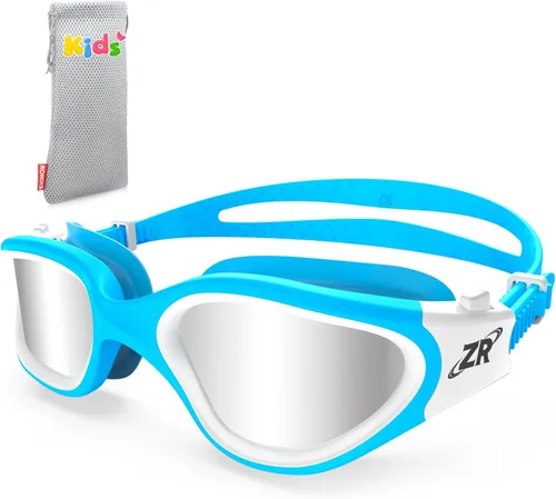 Miniatura 24 de ZIONOR Gafas de natación para niños, G1 MINI con protección UV, polarizadas, antivaho, para edades de 6 a 14 años A2