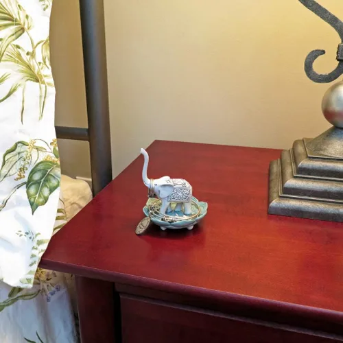 Miniatura 7 de Evelots Soporte para anillos-Buena Suerte Elefante-Joyería-CuencoSoporte-PendienteCollares