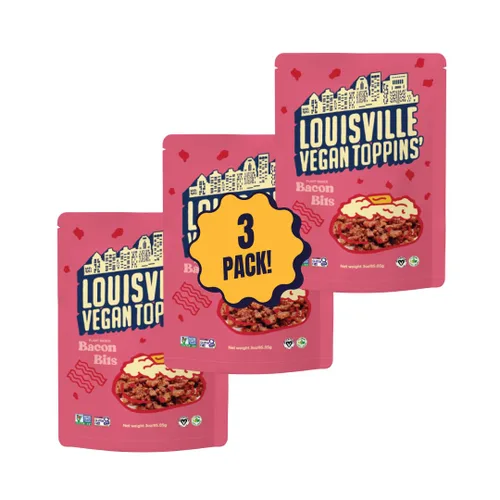 Miniatura 8 de LOUISVILLE VEGAN JERKY Bocaditos de tocino a base de plantas, 3 oz