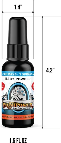 Miniatura 2 de BluntPower - Ambientador concentrado a base de aceite de 1 onza y aceite para quemador, polvo de bebé (paquete de 3)