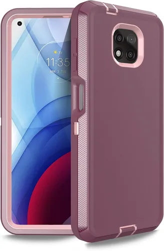 Miniatura 12 de Funda para Moto G Power 2021, Motorola G Power 2021, resistente a prueba de golpes, protección a prueba de polvo, 3 en 1, funda protectora Negro