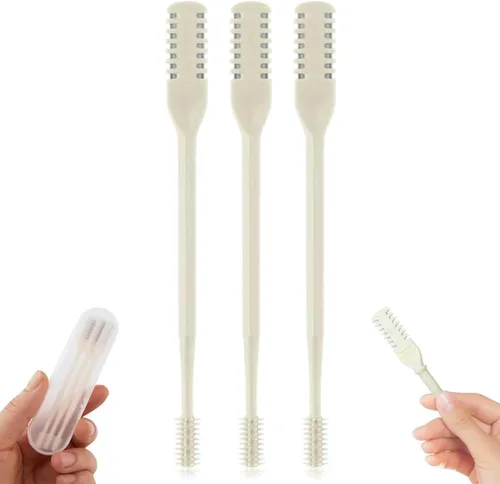 Miniatura 18 de Cuchillo de nariz de doble cara mejorado, herramienta de eliminación de vello de fosa nasal de 360°, cortador de pelo nasal 2 en 1, recortador