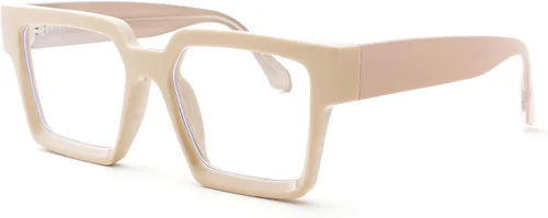 Miniatura 8 de Pro Acme Gafas cuadradas de gran tamaño con luz azul para hombres y mujeres, a la moda, rectangulares, con marco grueso, UV400, gafas falsas