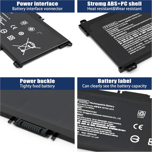 Miniatura 2 de TF03XL - Batería de repuesto para HP Pavilion X360 920070-855 14M-CD0001DX 14M-CD0003DX 15-CC 15-CD 14-BF 15-CC0XX 15-CC1XX 15-CD0XX 15-CC123CL