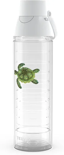 Miniatura 15 de Vaso surtido de animales tropicales de 16 onzas con tapa, paquete de 4