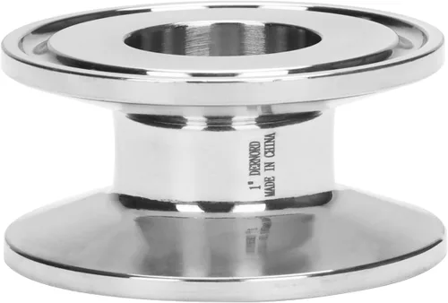 DERNORD Tubo sanitario SS304 de triple abrazadera con 1,5 pulgadas Tri Clamp Tubo de 1 pulgada OD (longitud: 1 pulgada/0.984 in)
