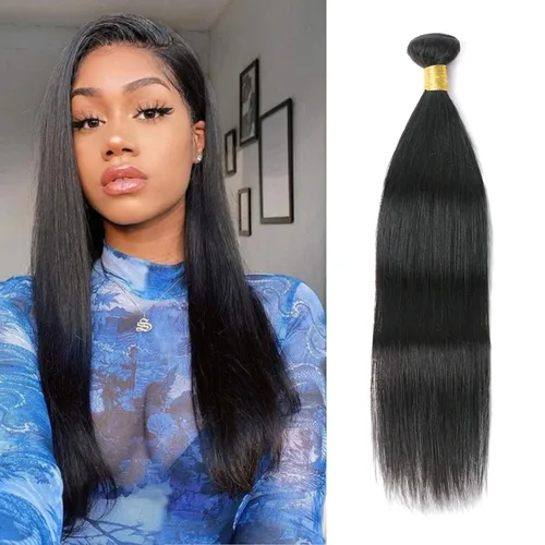 Miniatura 28 de Paquetes de cabello afro rizado y kinky, extensiones de cabello humano de 8 pulgadas, tejido rizado sin procesar, doble entretejido, virgen