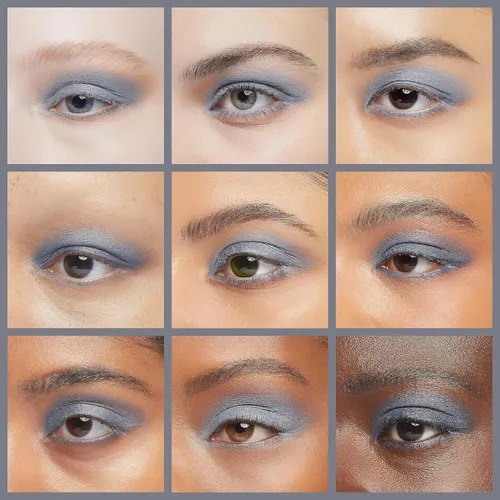 Miniatura 4 de Sombra de ojos en polvo prensado mate, pigmento profundo, brillo de lujo, sombras de ojos negras, sin talco ni parabenos, vegano, sin pruebas