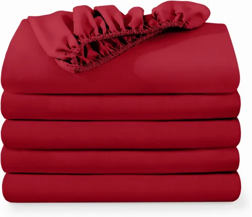 Miniatura 37 de Bare Home - Paquete de 2 sábanas bajeras tamaño King de microfibra ultrasuave 1800, resistente a las arrugas, bolsillo profundo (tamaño King, blanco)
