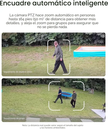 Miniatura 5 de eufy Security eufyCam S4 kit de 4 cámaras, cámara de seguridad solar inalámbrica para exterior, cámara Bullet-PTZ de triple lente, 4K UHD
