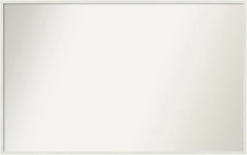 Miniatura 419 de Amanti Art Espejo de baño blanco para sobre el fregadero, 32 x 45 pulgadas, espejo de tocador rectangular blanco esbelto, marco de madera moderno