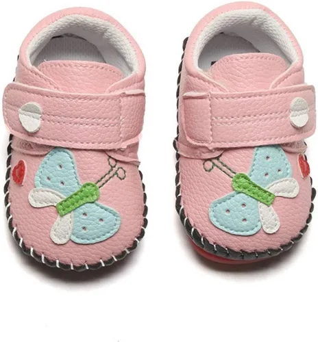 Miniatura 4 de HsdsBebe Zapatos deportivos de piel sintética para bebés, niños y niñas, con suela de goma, primeros pasos, zapatillas de cuna