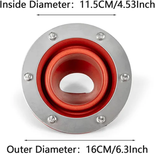 Miniatura 6 de Kit de gato para estufa de tienda, campana para tienda de campaña intermitente, tubo flexible de alta temperatura, compatible con secciones de tubo