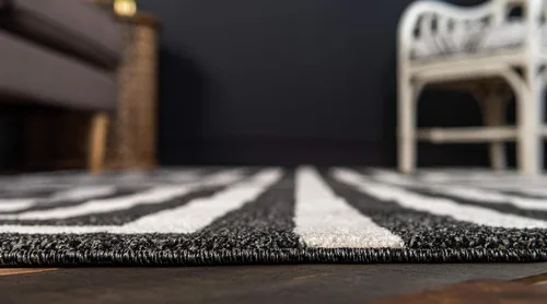 Miniatura 5 de Unique Loom Athens Collection - Alfombra clásica geométrica moderna con diseño de bordes, 3 pies 3 pulgadas x 5 pies 3 pulgadas, negro/beige
