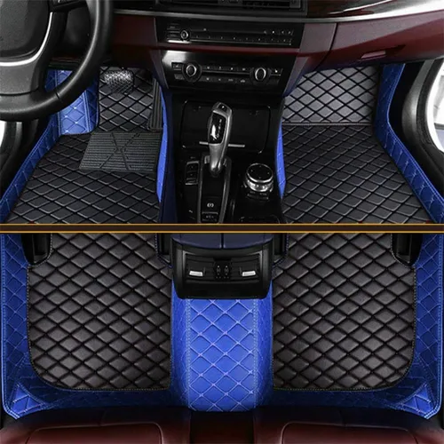 Miniatura 19 de Alfombrillas personalizadas de cuero artificial para automóvil, impermeables, antideslizantes, adecuadas para automóviles, SUV, camionetas, protegen