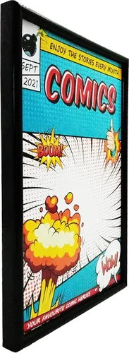 Miniatura 2 de Marco para cómics, paquete de 4, protección UV ultravioleta, se adapta a Current Comics de hasta 6, 34 x 10 pulgadas, 14 pulgadas, para pared