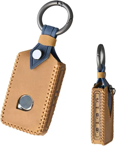 Miniatura 10 de SANRILY Funda inteligente para llave Volvo 2021 con control remoto sin llave de protección completa, Azul