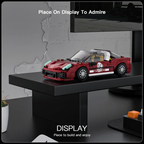Miniatura 3 de Mould King Speed Champion 911 Targa - Juegos de construcción de automóviles con vitrina, modelos 27060 para adultos y niños de 8 años (362 piezas)