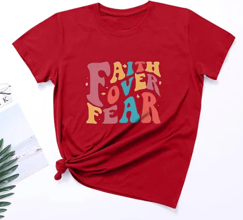 Miniatura 3 de Merry Christmas Shirts for Women, Christmas Short Sleeve Tshirt Xmas Cute Graphic Print Tee Tops