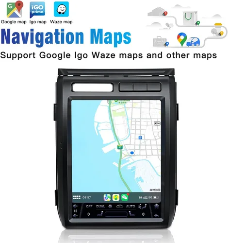 Miniatura 7 de Radio de coche Carplay de 12.1 pulgadas para Ford F150 Raptor 2009-2012 años, CPU de 8 núcleos, Carplay Android Auto Ready GPS WiFi FM DSP