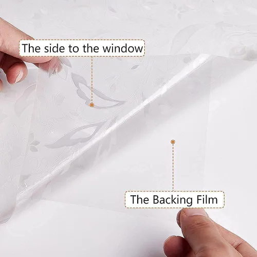 Miniatura 7 de NINETREX Película de Privacidad para Ventanas Película para Ventanas de Vidrio Emplomado Película Adherente Decorativa 3D, Película Adherente