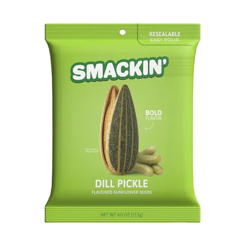 Miniatura 9 de SMACKIN' - Semillas de girasol tostadas extragrandes, sin quemadura salada, hechas en Estados Unidos, fácil de verter y sellar - Crema agria