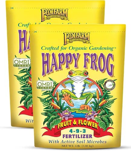 Miniatura 7 de Fox Farm Happy Frog - Fertilizante de frutas y flores, mezcla orgánica para frutas abundantes y flores vibrantes, fertilizante de fósforo con hongos