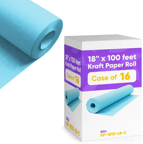 Miniatura 20 de Papel kraft negro de 18 x 1200 pulgadas (100 pies), 45 libras de grosor, reciclable hecho en Estados Unidos, 16 rollos
