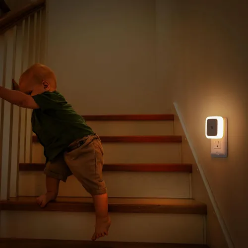 Miniatura 3 de Sujeet Luz Nocturna, Set de 8 Luces Nocturnas Enchufables en la Pared, Luz Nocturna Enchufable, Lámpara LED de Atardecer al Amanecer (Blanco Cálido)