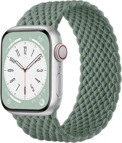 Miniatura 21 de Zedoli Correas trenzadas Solo Loop para Apple Watch Band de 1.496 pulgadas, 1.575 pulgadas, 1.614 pulgadas, 1.654 pulgadas, 1.732 pulgadas, 1.772