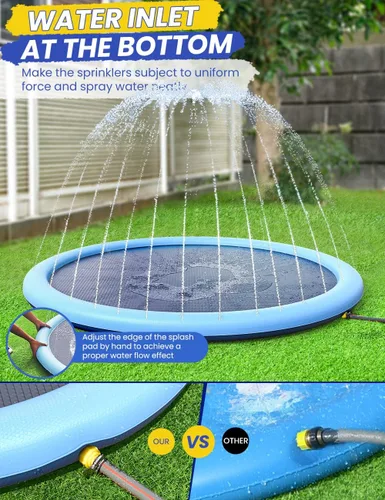 Miniatura 5 de PETOCAT Almohadilla antideslizante para perros, para piscina, extra grande, para niños, perros, bebés, piscina de verano al aire libre, juguete