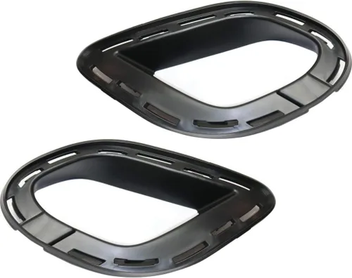 Reemplazo para Dodge Charger Soporte de luz antiniebla 2015 2016 par lado del conductor y pasajero/juego | con pala de aro | CH1038170 + CH1039170