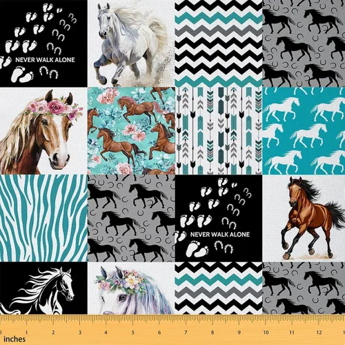 Miniatura 11 de Boho by The Yard, tela de tapicería azteca – Tela de rayas geométricas bohemias para interiores y exteriores, para niños y adultos, blanco y negro