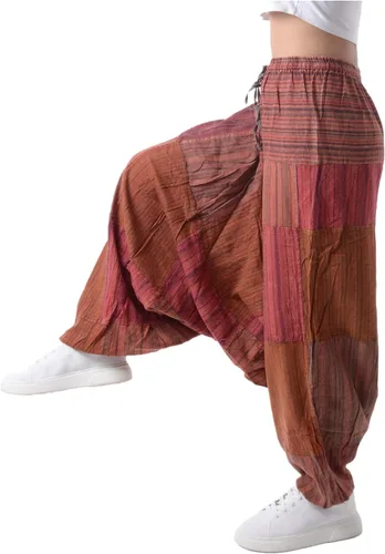 Miniatura 2 de Pantalones Harem 100% algodón, pantalones bohemios de yoga hippie