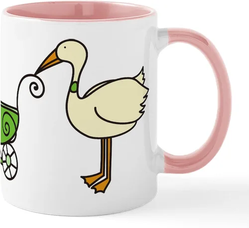 Miniatura 9 de CafePress Mug Stork - Taza de café de cerámica (11.0 fl oz)