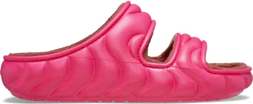 Crocs Pantuflas clásicas Cozzzy Overpuff para hombre Pitaya