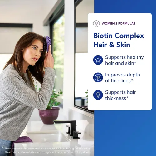 Miniatura 2 de Pure Encapsulations Complejo de biotina para cabello y piel Complejo de biotina para un cabello saludable y apoyo a la piel 60 cápsulas