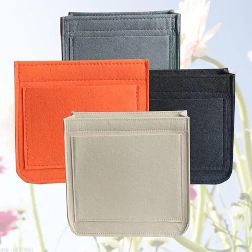 Miniatura 3 de Lckaey Organizador de fieltro-para Hermes Evelyne III tpm pm gm bolsa inserto mini 16 29 33 bolsa organizador Y003 naranja-M