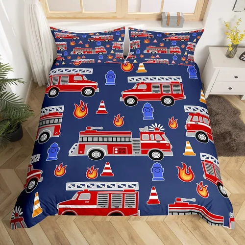 Miniatura 11 de Erosebridal Juego de ropa de cama con pelota de tenis para niños, funda de edredón con temática de juegos deportivos, tamaño individual para niños