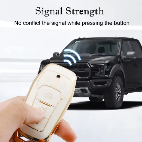 Miniatura 6 de Funda para llavero Ford, funda de protección completa de TPU suave premium para Ford Fusion Mustang F150 Edge Explorer Lincoln MKZ MKC MKX Smart