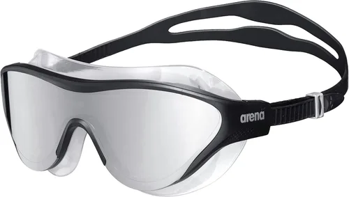 Miniatura 12 de ARENA Gafas de natación unisex para adultos, gafas de natación para hombres y mujeres, de gran ajuste, espejo de policarbonato/lente sin espejo