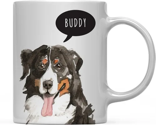Miniatura 10 de Andaz Press Taza de café personalizada de 11 onzas para perro, Shih Tzu Shorter Haired Up Close, paquete de 1 Shih Tzu pelo más corto personalizado