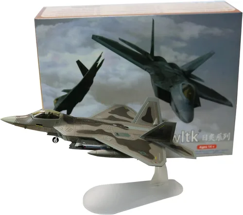 Miniatura 4 de USAF F-22 Raptor 1/100 Modelo de aeronave fundida a presión (Modo Basta)