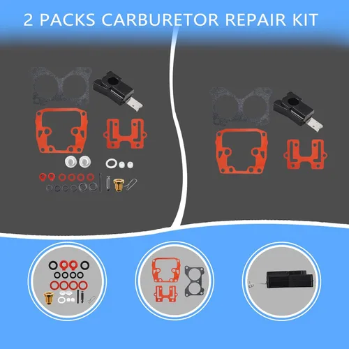 Miniatura 7 de labwork Kit de reparación de carburador de repuesto para Johnson Evinrude V4 85 90 100 115hp V6 125 140 175 200 235hp
