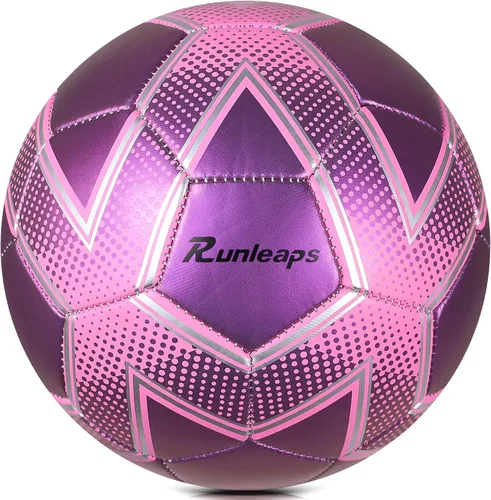 Miniatura 13 de Balón de fútbol Runleaps tamaño 1.5 y tamaño 3 y tamaño 4 y tamaño 5 para niños y adultos, pelotas de juguete con patrón de estrellas