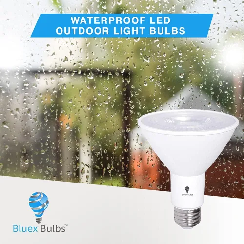 Miniatura 4 de Paquete de 2 bombillas LED PAR30 de inundación del anochecer al amanecer para exteriores con sensor de fotocélula, 12W equivalente a 100 vatios