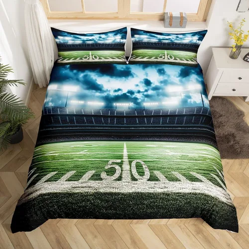 Miniatura 21 de Erosebridal Juego de ropa de cama para niños de construcción tamaño individual para niños, cubierta de edredón para camiones excavadoras, juego