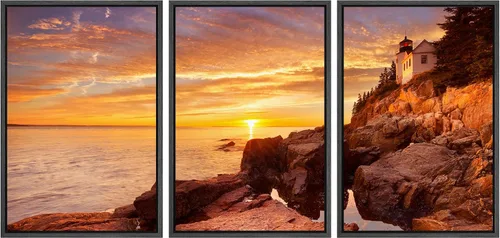 Miniatura 16 de wall26 Lienzo enmarcado para pared, juego de arte de noche estrellada sobre montañas, cielo nocturno tranquilo, naturaleza, desierto, fotografía